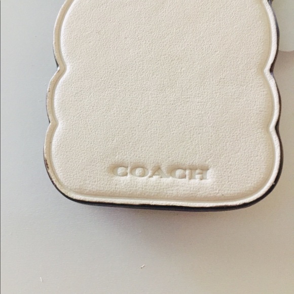 Coach Keychain FOB Bag Charm Signature Large 4” Retro Neon Sign Coach Hangtag - Picture 6 of 8